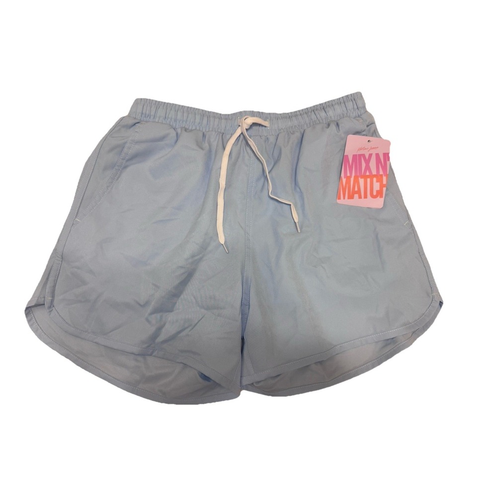 Men's Kortni Jeane Blue Swim Shorties Sun Sz M Beach